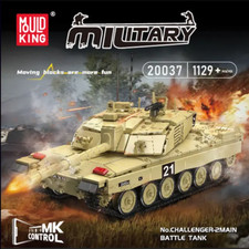 Mould Kind 20037 Remote Control Challenger 2 Tank MBT motorised Build blocks UK