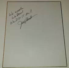 Joel Goodhart Autographed Shikishi Art Board – Tri State Pro Wrestling Promoter