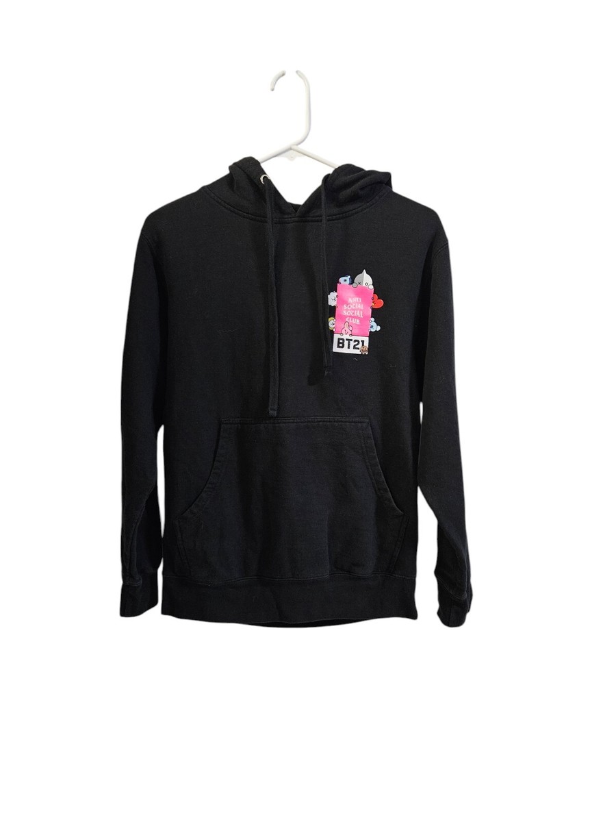 Anti Social Social Club x BT21 Madhouse Hoodie Black Size XS