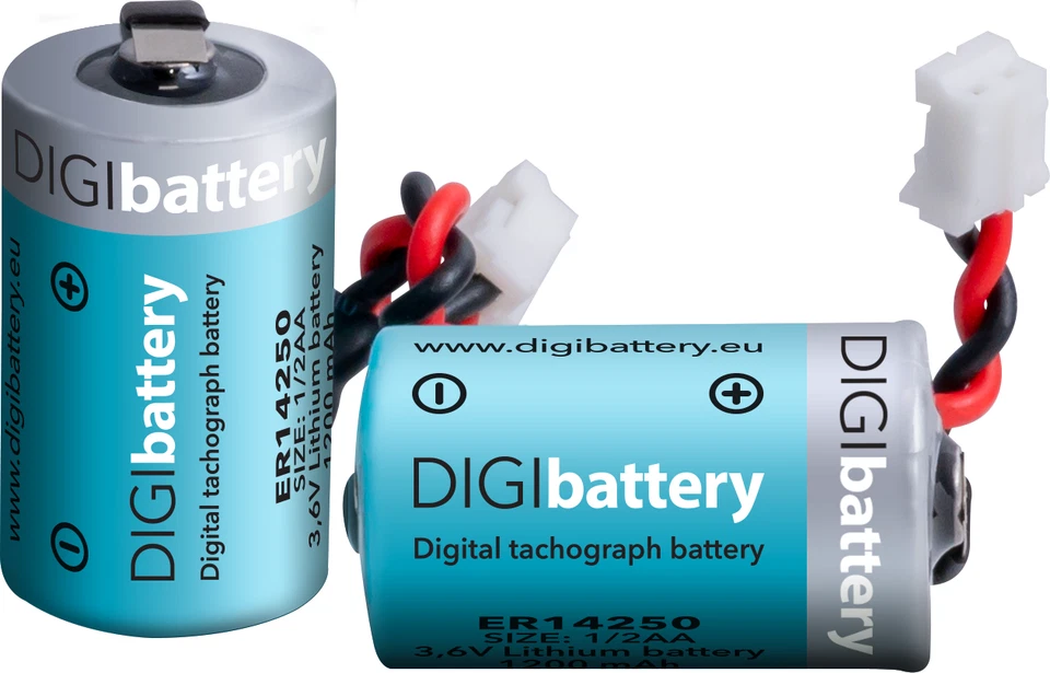 5 x Lithium Batterie DIGIBatterie ER14250, 1/2 AA 3.6V für Fahrtenschreiber VDO - Bild 4 von 4