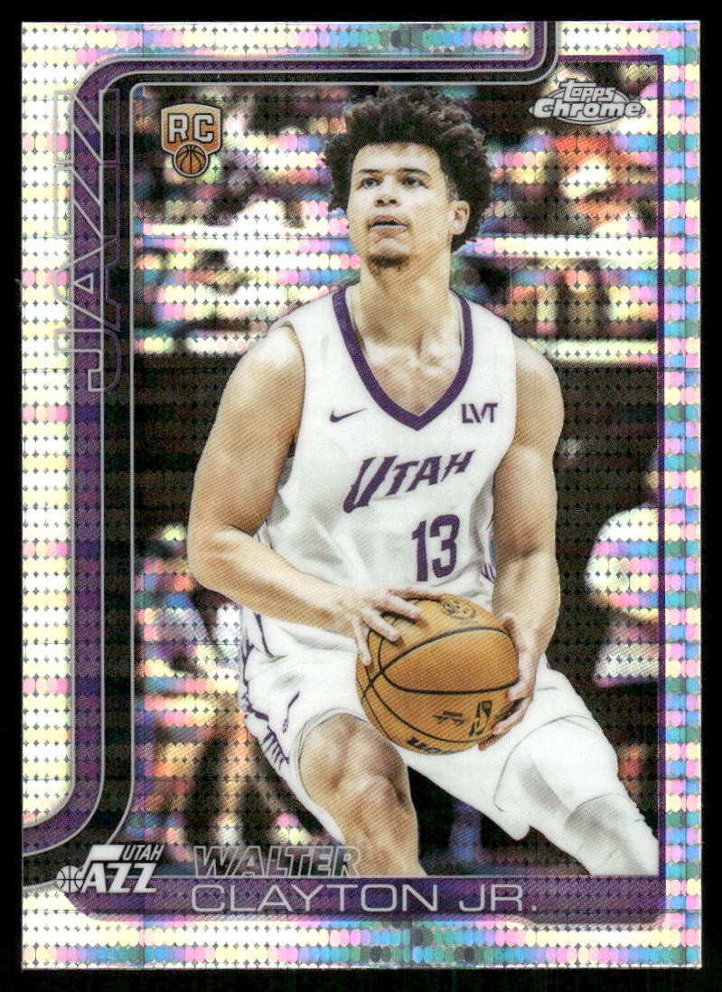 2025-26 Topps Chrome #268 Walter Clayton Jr. Pulsar Refractor