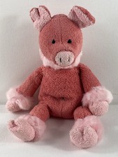 Posie Pig Russ Shammies Soft Plush Bean Bag Stuffed Animal Pink Tags Vtg 10  
