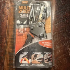 Multi-Cut 3-in-1 Cutting Tool Built-In Wire Cutter Utility Knife AS SEEN ON TV