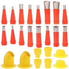 Assorted Color Caulking Tool Kit Stainless Steel Nozzles for Home Repair