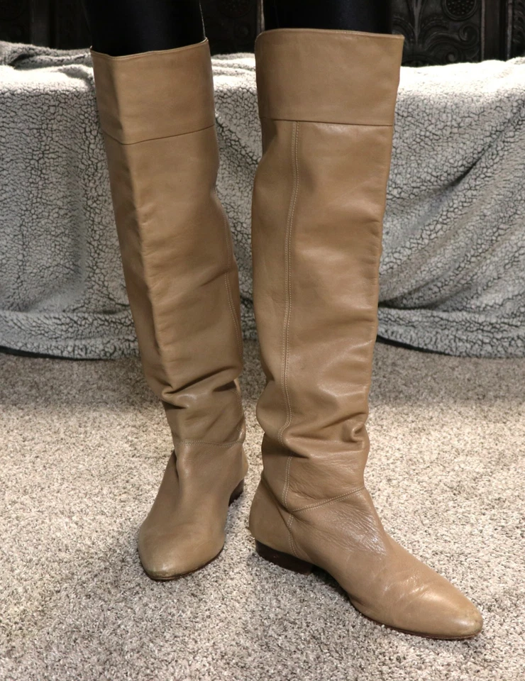 Botas de cuero por encima de la rodilla de Pour La Victoire, para mujer talla 10 Mallory Foto 4 de 4