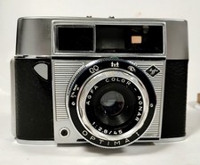 Vintage Agfa Optima I Film Camera With Agna Color-agnar 1:2.8/45 Made in Germany