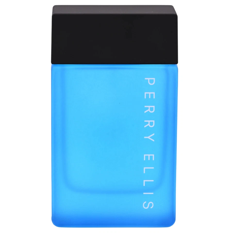 Colônia masculina Pure Blue By Perry Ellis Eau de Toilette 3,3 / 3,4 oz nova na caixa - Imagem 2 de 4