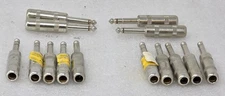 (Lot of 14) Switchcraft #297, 1/4" Stereo Phono Plug