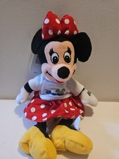 Vintage Disney Store Minnie Mouse bean bag plush, 1990s, DisneyQuest. RARE
