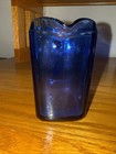 VINTAGE HAZEL-ATLAS "CHEVRON COBALT" 12oz Pitcher — photo 5