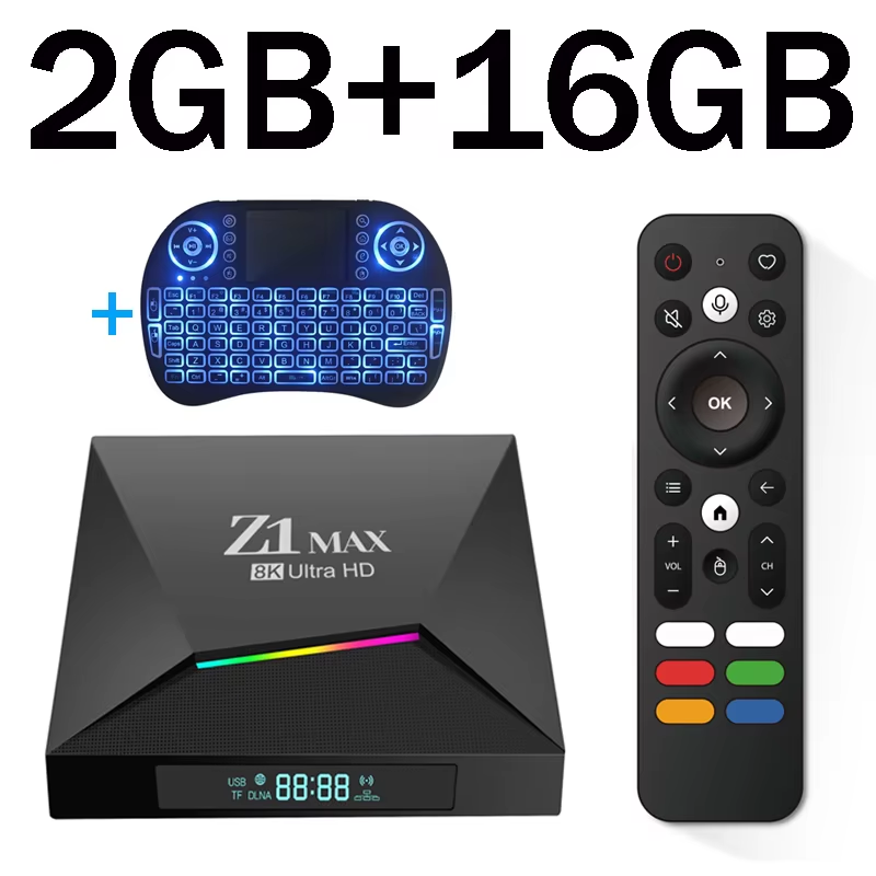 Z1 Max Android 15 Smart TV Box Allwinner H618 Quad Core 4G 5G Dual