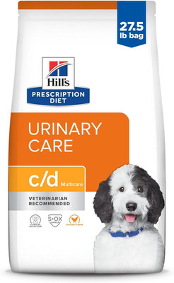 C/D Multicare Urinary Care Dry Dog Food, Chicken, 27.5 Lb. Bag
