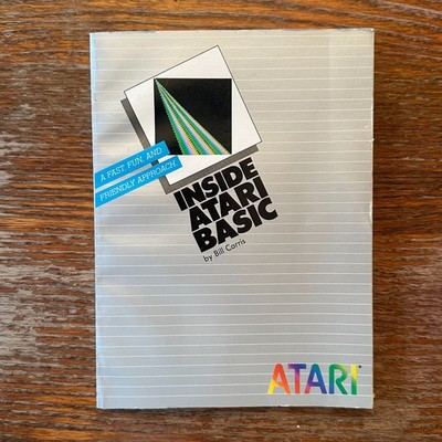 Inside Atari Basic by Bill Carris 1983 Computing Gaming Paperback GOOD