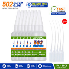 Super Glue Extra Strong Bond Premium Adhesive Plastic Rubber Leather Wood Metal