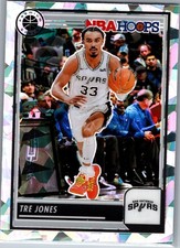 2023-24 Hoops Premium Stock #165 Tre Jones Ice Prizm