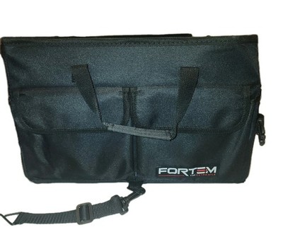 Fortem Trunk Organizer Pockets Collapsable Secure Black No Lid