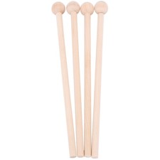 2 Pair Wood Mallets Percussion Sticks for Chime, Xylophone, Wood ,5129