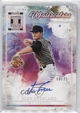 2025 Impeccable Watercolor Signatures Holo Silver /25 Alex Freeland Auto 1co7