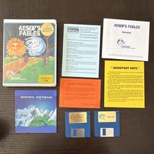 Unicorn Educational Software Aesop's Fables Apple IIGS 1986 - Complete, GC
