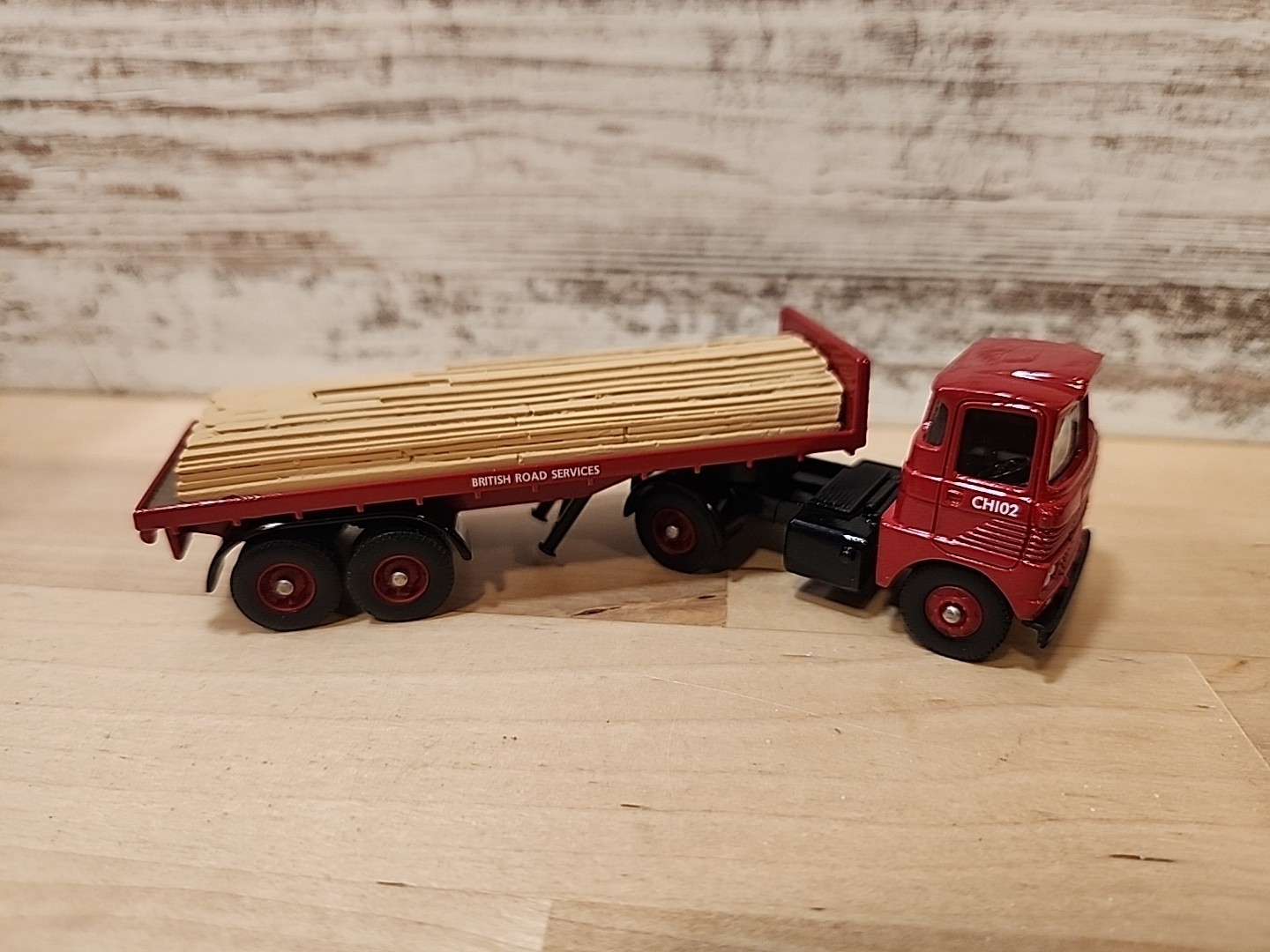 LLEDO BRITISH ROAD SERVICES TRUCK & TRAILER 