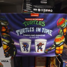 NECA Teenage Mutant Ninja Turtles Turtles in Time Tokka & Rahzar Shot Glasses