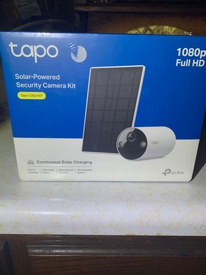 TP-Link Tapo Wireless Solar-Powered 1080p Full HD Security Camera Kit