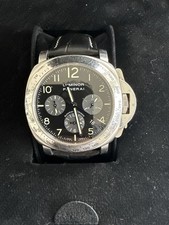 Panerai Luminor 44mm Manual Wind Stainless Steel Black Dial + Extra Horus Strap
