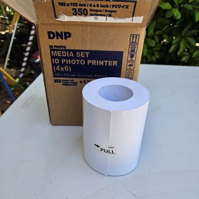 DNP 4x6'' Paper Only Media Set for IDW500 ID Photo Printer - 350 Prints