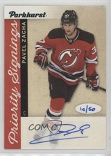 2016-17 Upper Deck Parkhurst Priority Signings 10/50 Pavel Zacha #PS-PZ Auto f5g