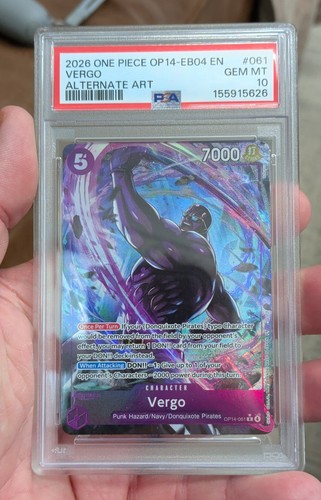 Vergo (Alternate Art) graded PSA 10 for sale on eBay