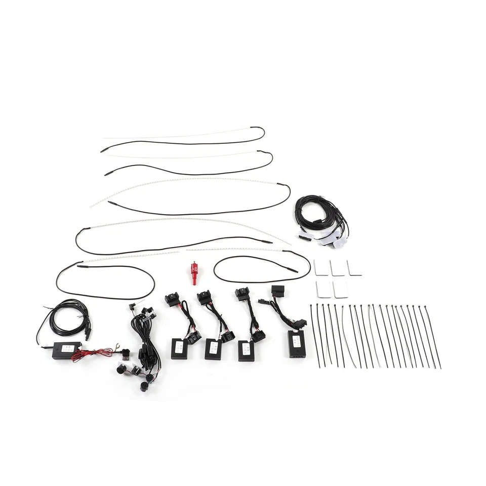 Car Interior Light Ambient Light Strip 21 Color Replacement For C7 - Image 2 of 4