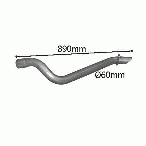 Tuyau arrière Mercedes Vito 639 réparation fuite échappement gaz pour moteur 2.2 D
