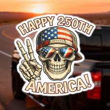 America 250Th Anniversary Sticker USA 250 Years Birthday Decal - Large 11.7" Pat