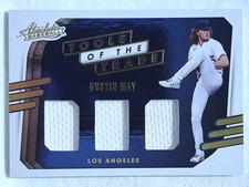2021 Panini Absolute Tools of the Trade 3 Swatch Dustin May #TT3-DM Dodgers