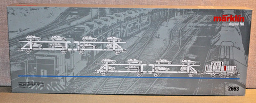 Märklin 2663 Autotransportzug aus dem VW-Werk DHG 700C 12 PKW in OVP 278 | Zustand: Neu: Sonstige (siehe Artikelbeschreibung)
