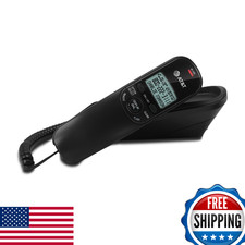 AT T TR1909B Trimline Corded Phone with Caller ID - Black