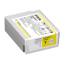 Genuine Epson Ink Cartridge Yellow for CW-C4000e SeriesCW-C4000  SJIC42P-Y