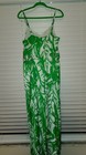 Lilly Pulitzer for Target Green White Palm Leaf Jumpsuit Wide-Leg Sleeveless XL — photo 4