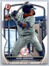 2023 Bowman Draft Hans Montero Rookie New York Yankees RC #BD-12