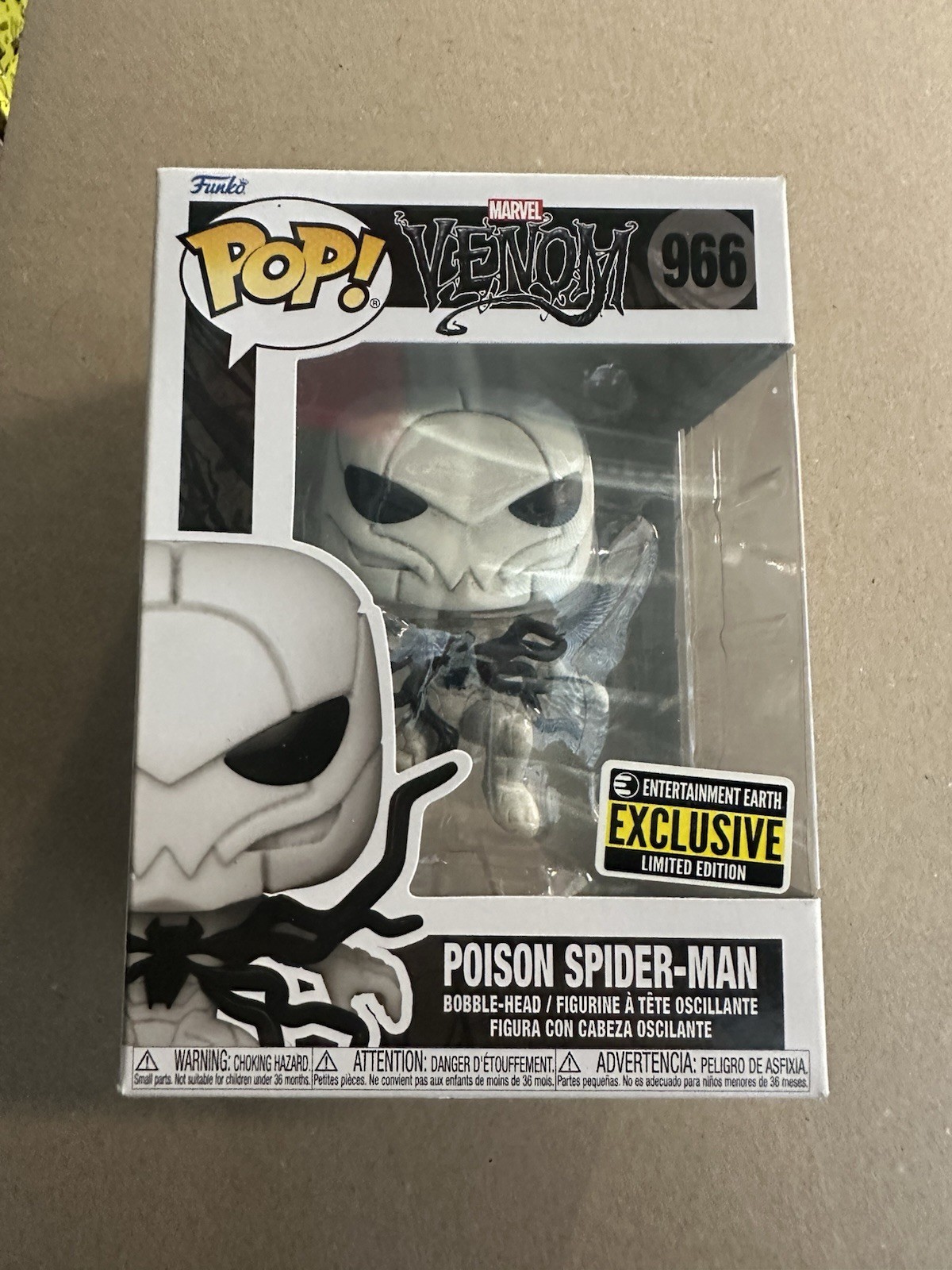 Funko Pop! Vinyl: Marvel - Poison Spider-Man #966 Entertainment Earth Exclusive