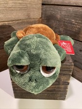 Russ Berrie Shecky Turtle Li'l Peepers Stuffed Animal Retired Plush Bean Bag 6  