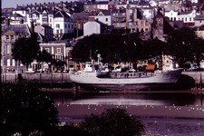 1980 Nautic W Shipping Ship Boat 35mm Original Slide Ref 1817