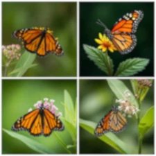 Butterfly Digital Wall Art | AI Generated Artwork | Printable Nature Photography