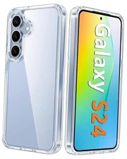  for Samsung Galaxy S24 Case: Anti Yellowing Clear Case | Military A-Clear
