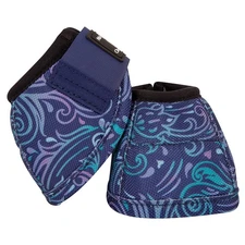 98CE Classic Equine Horse No Turn Leg Bell Boots Pair Nova