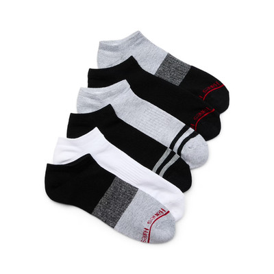 Hanes Originals Men's No Show Socks 6 Pair Men's Shoe Size  6-12