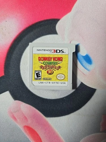 Donkey Kong Country Returns 3D (Nintendo 3DS) Authentic Cartridge – Tested