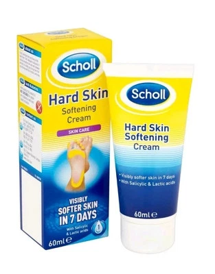 Scholl Hard Skin Softening Remover Cream With Salicylic and Lactic Acids 60ml