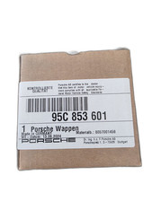 Genuine Porsche Hood Crest Emblem 95c853601 911 Cayenne Macan Panamera Taycan