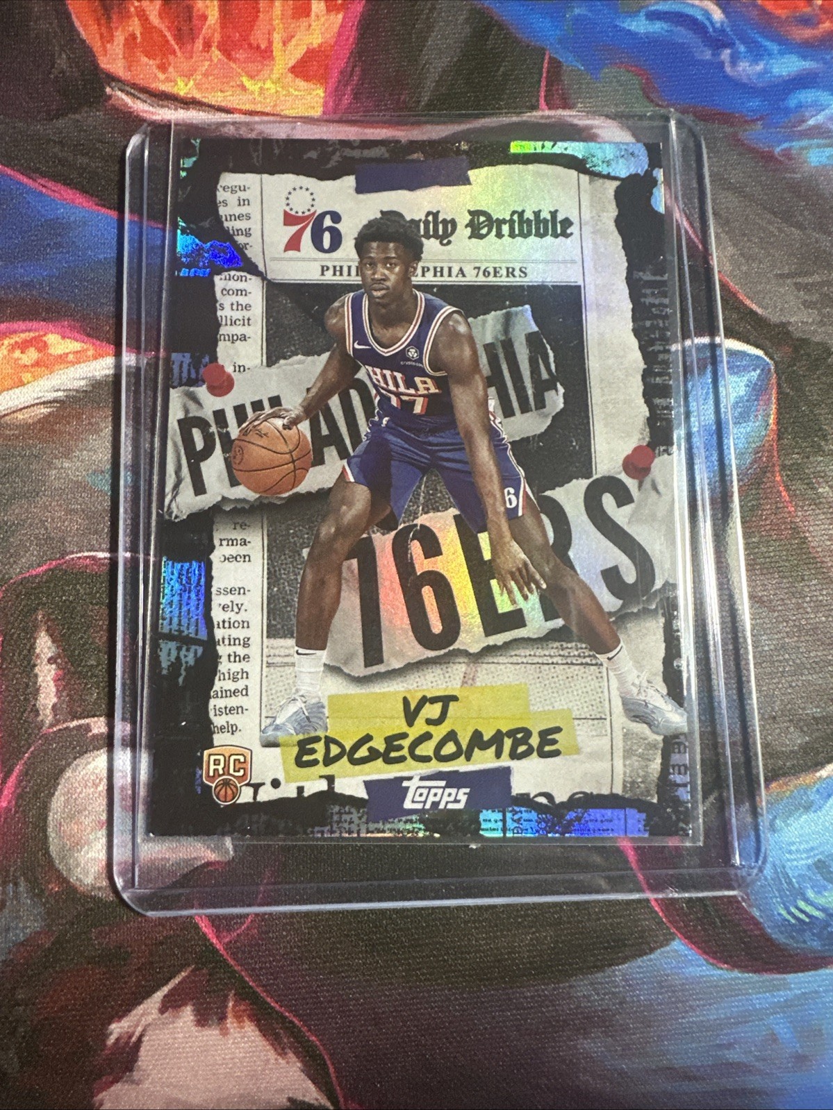 2025-26 Topps - The Daily Dribble VJ Edgecombe #DD-33 (RC)
